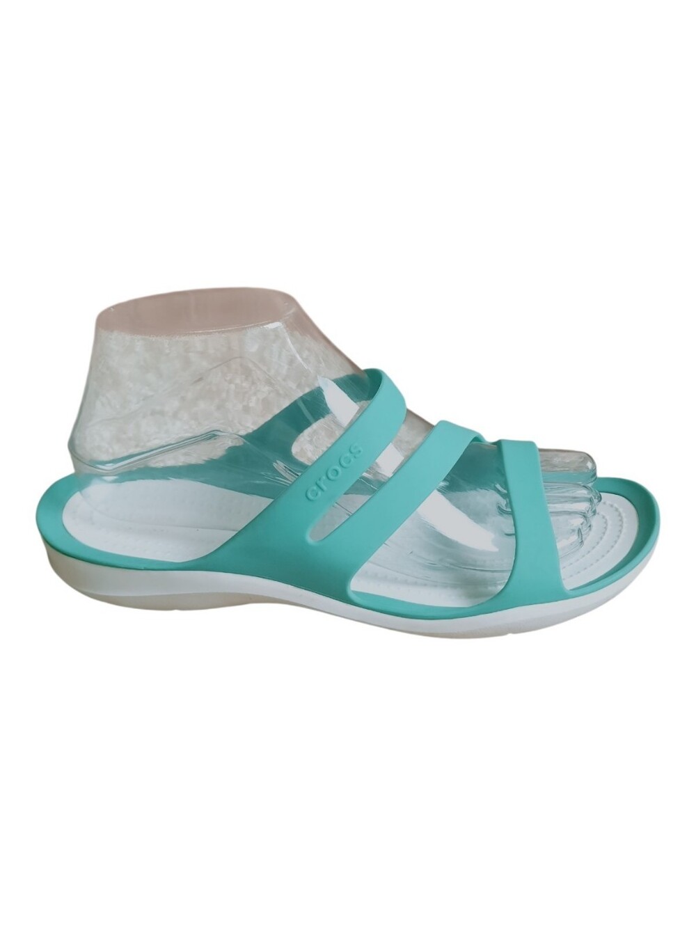 Crocs Swiftwater Teal/Seafoam Green Sandals Size 8